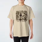 南国のキャンプに行こう！【Let's go camping!】 Regular Fit T-Shirt