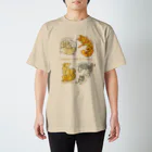 タタナ幻獣館のCHEESE CHEESE FOXES スタンダードTシャツ