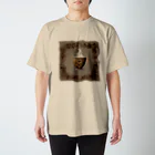 leisurely_lifeのA richly decorated coffee-inspired T-shirt design スタンダードTシャツ