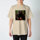 kuma-guitarのクッキングベアー Regular Fit T-Shirt