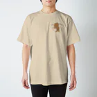 SAKURA-SAKURAのねこ背くまくん Regular Fit T-Shirt