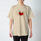 みけにっけ商店のHeart Regular Fit T-Shirt