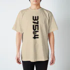 曖昧中毒の曖丁 [37564] 黒ロゴ Regular Fit T-Shirt