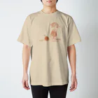 ecolibraのレッド ゴートライン  Regular Fit T-Shirt