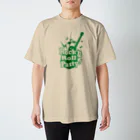 punkpantherのRock'n Roll Party green スタンダードTシャツ