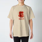 MU_DAN_PIの塗り仏 赤 Regular Fit T-Shirt