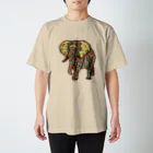 YTRのカラフルだゾウ Regular Fit T-Shirt