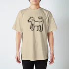 見ないで書く絵のイヌ Regular Fit T-Shirt