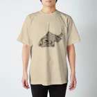 SHIMSHIMPANのなにもしない スタンダードTシャツ