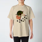 花日和 畳のすいかえる Regular Fit T-Shirt