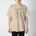 にょろのいこくのもよう スタンダードTシャツ