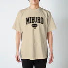 No.326のカレッジ2 ブラックロゴ Regular Fit T-Shirt