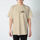 空豆惑星のフクロウ005 文字なし ワンポイント Regular Fit T-Shirt