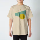 shirokumasaanのさりげなくしろくま スタンダードTシャツ