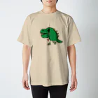 chyumonの恐竜スケーター スタンダードTシャツ