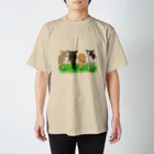 牛絵屋のなかよしこうし Regular Fit T-Shirt