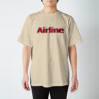 アメリカンベース のエアライン 航空　飛行機 スタンダードTシャツ