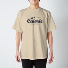 ハマダ豆丸:mmmrのカロリー摂取・ネイビー Regular Fit T-Shirt