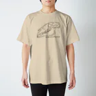 PipopapotanのUMANOHONE ウマノホネ ブラックライン Regular Fit T-Shirt