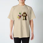 ねこぜや のROBOBO 紙芝居屋さん Regular Fit T-Shirt