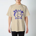 Kpyhnのキェキェ(blue) Regular Fit T-Shirt