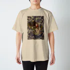 いちごだわし🐹の浮世絵風フェレット Regular Fit T-Shirt