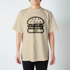 メガネ@バーガーけんきゅういんのHambuger Lab.  Regular Fit T-Shirt