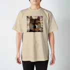 豆柴とフレブルの諭吉ヌーン T Regular Fit T-Shirt