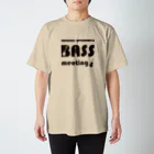 ベース会ONLINE SHOPのBASS MEETING 1（黒ロゴ） Regular Fit T-Shirt