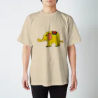 kotoのお店(*´︶`*)のしあわせの黄色いぞう Regular Fit T-Shirt