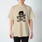 NINJA WARSのNinja skull 黒 スタンダードTシャツ