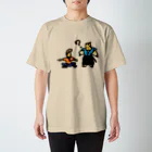 アメリカンベース のお侍とヤンキー　江戸絵巻　侍　歴史　ヤンキー Regular Fit T-Shirt