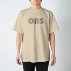 OiBokkeShi のOBS(OiBokkeShi)ロゴTEEB スタンダードTシャツ