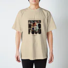 igu_fotoの新しかかお E 【フグ族のふぐ】 Regular Fit T-Shirt