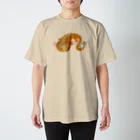 くーまのサラマンダー　花柄 Regular Fit T-Shirt