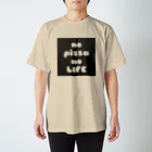 kjm_000131のno pizza no life Regular Fit T-Shirt