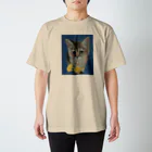 crystal-koaraの仔猫と幸せの黄色いバラ スタンダードTシャツ