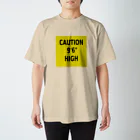 Miyanomae ManufacturingのCAUTION 9'6" HIGH Regular Fit T-Shirt