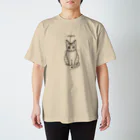 mikepunchのトラの子猫が見つめてくる Regular Fit T-Shirt