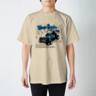 manySmile factoryのメニスマホットショットブルー Regular Fit T-Shirt