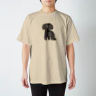 大絶滅洋服店の黒い犬 Regular Fit T-Shirt