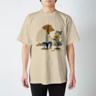 Quatre Illustrationの犬のお医者さん Regular Fit T-Shirt