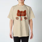 狸の遠吠えのねこ先生 Regular Fit T-Shirt