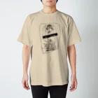 yamochan_shopの Homo Vitruvianus Regular Fit T-Shirt