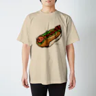 KABOOM!!のくいしんぼうのホットドック スタンダードTシャツ