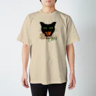 【ワル☆ネコ】の【ワル☆ネコ】クロちゃんロゴ Regular Fit T-Shirt