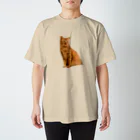 茶トラのエルメルのねこT シンプルな茶トラ スタンダードTシャツ