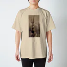 世界の絵画アートグッズの狩野 芳崖 《獅子図》 Regular Fit T-Shirt