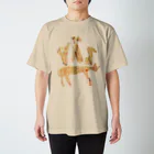 野口清村 / Noguchi Shimuraの黄色い動物たち スタンダードTシャツ
