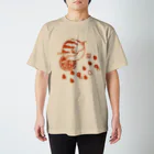 花日和 畳のすいかえる(赤) Regular Fit T-Shirt